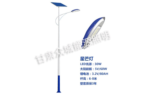 会宁太阳能路灯核心技术参数解读